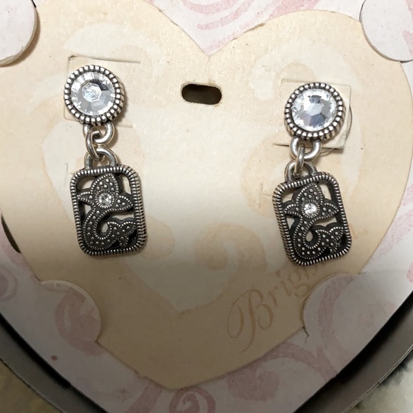 Vintage NWT Brighton silver earrings pacific heights - Picture 4 of 5